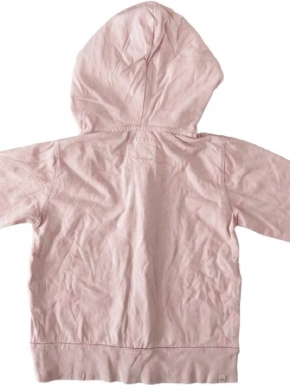 mini mioche Organic Cotton Zip Hoodie Blush Pink Size 5 - Picture 3 of 3